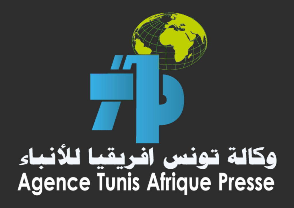 Agency Tunis Afrique Press logo. A stylized globe with the words "Tunis Afrique Press" written around it.