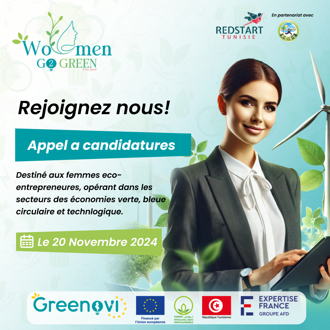 Appel a candidatures WomenGoGreen 2