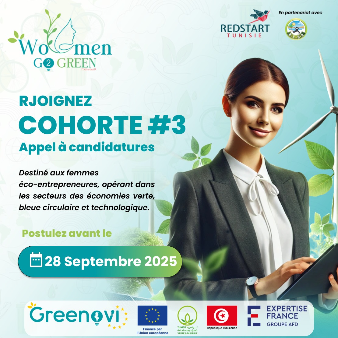 Appel a candidatures WomenGoGreen 2
